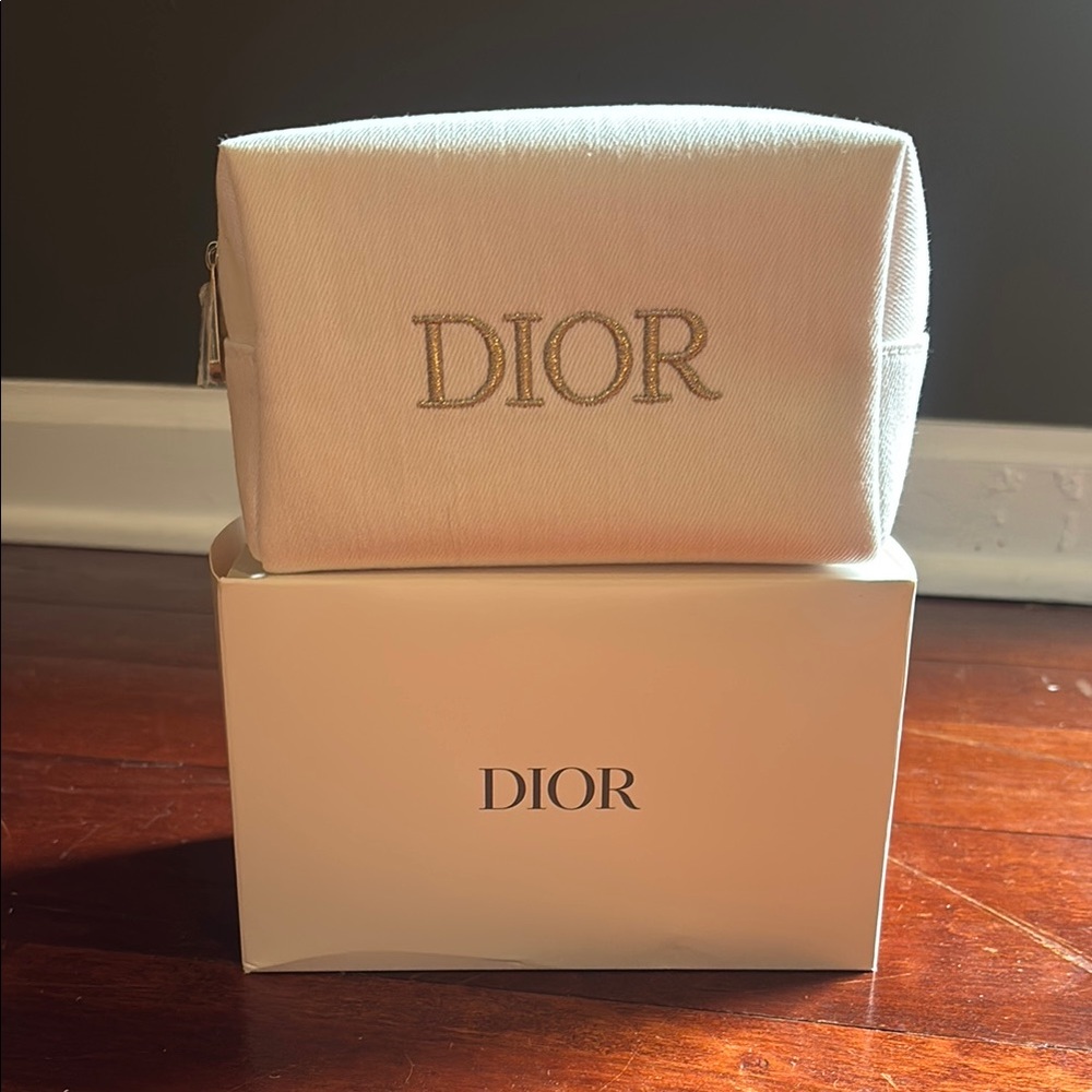 Dior Ivory Travel Pouch